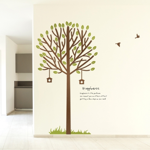 [우드스티커] 나무풍경 (컬러완제품)