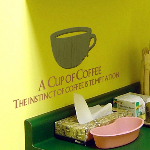 [우드스티커] 북유럽캐릭터- 고양이 칠판 키재기