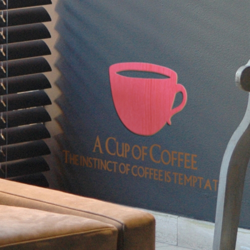 [우드스티커] 북유럽캐릭터- 고양이 칠판 키재기