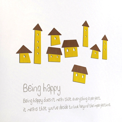 [우드스티커] 우리마을 (컬러완제품)