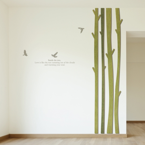 [우드스티커] 노르웨이우드 (컬러완제품)