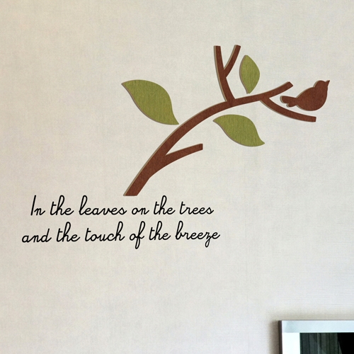 [우드스티커] 더모닝 (컬러완제품)