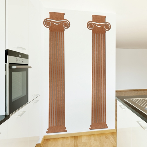 [우드스티커] 나무기둥 (컬러완제품)