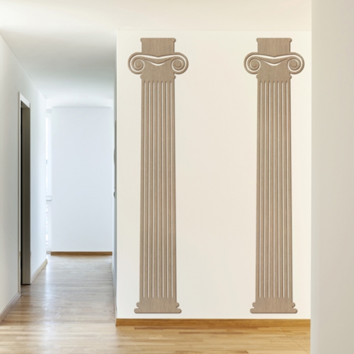 [우드스티커] 나무기둥 (컬러완제품)