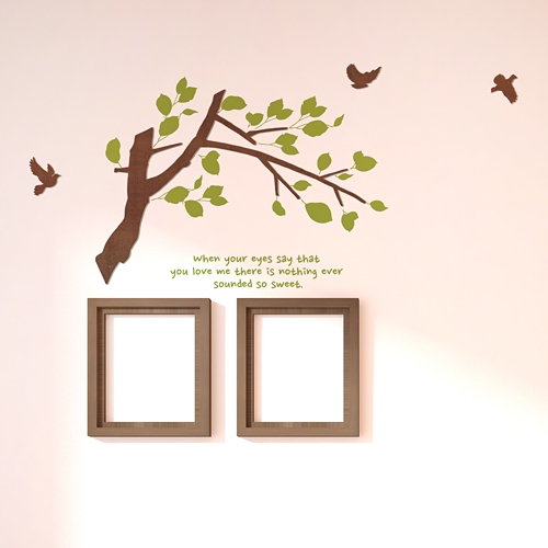 [우드스티커] 네츄럴라이프 (컬러완제품)