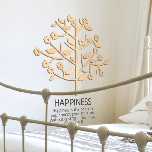 [우드스티커] 꽃나무 (반제품)