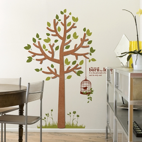 [우드스티커] 어바웃트리 (컬러완제품)