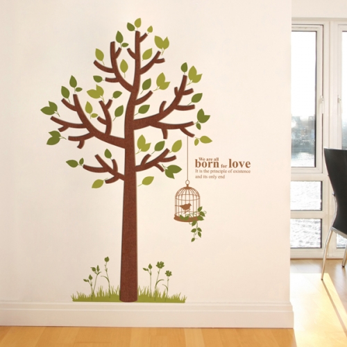 [우드스티커] 어바웃트리 (컬러완제품)