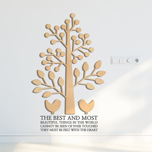 [우드스티커] 햇살나무 (반제품)