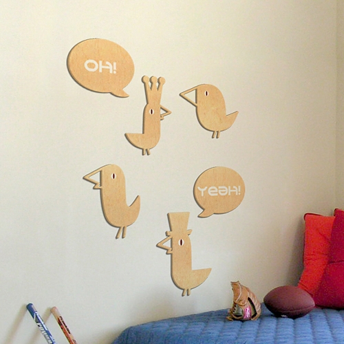 [우드스티커] 시크릿가든 (반제품) / 반제품(우드)+화이트,초코렛