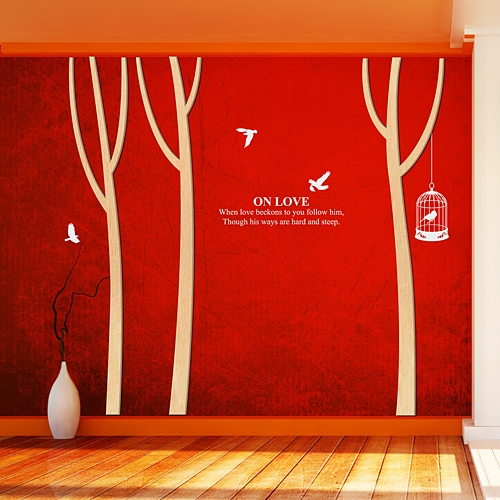 [우드스티커] 모닝포레스트 (반제품)