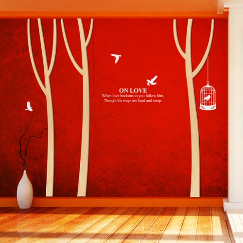 [우드스티커] 모닝포레스트 (반제품)