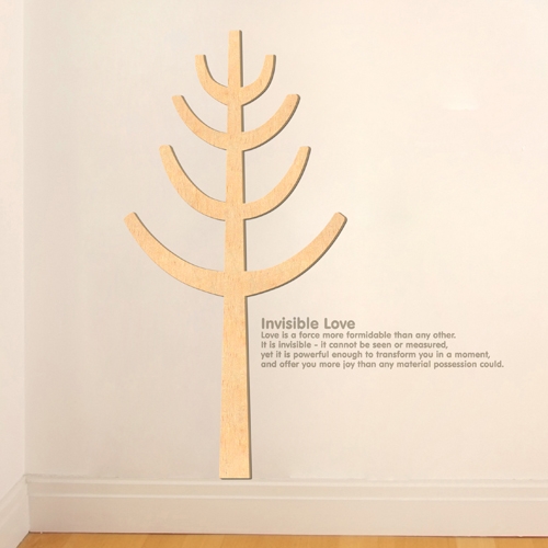 [우드스티커] 그리니우드 (반제품) / 반제품(우드)+라이트그레이(시트)