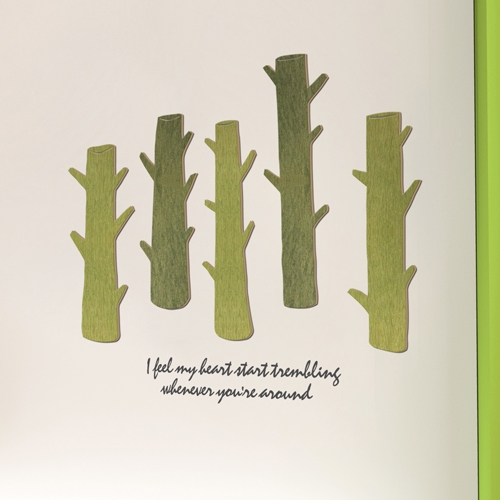 [우드스티커] 트리트리 (컬러완제품)