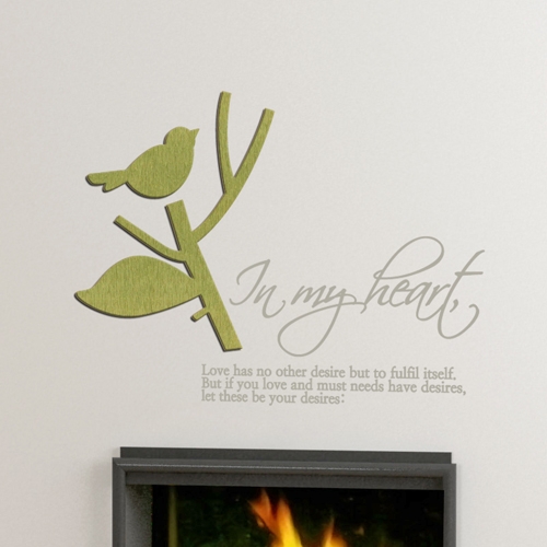 [우드스티커] 리틀트리 (컬러완제품)