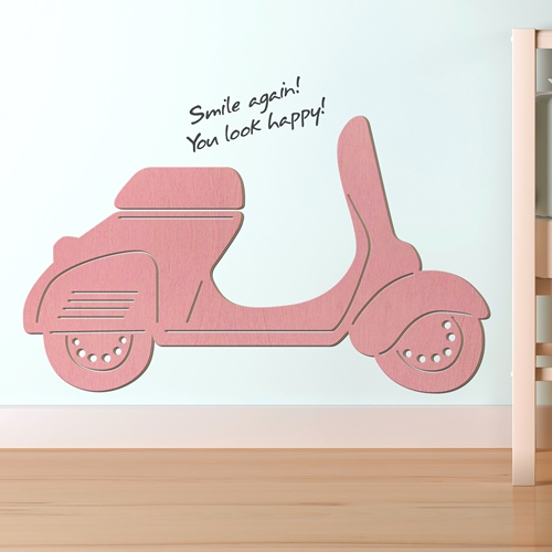 [우드스티커] 바이크 (컬러완제품)