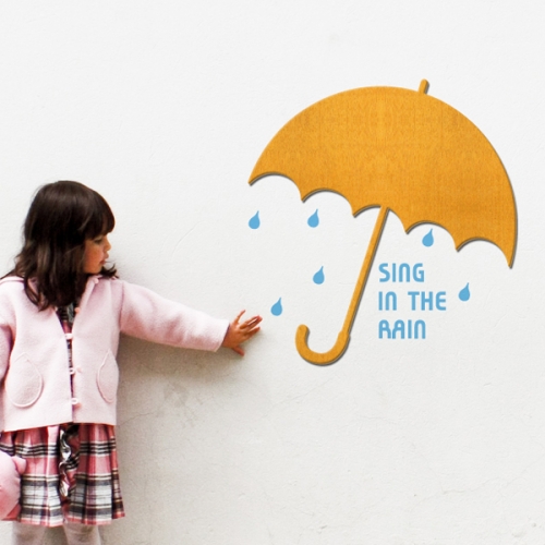 [우드스티커] 레인데이 (컬러완제품)