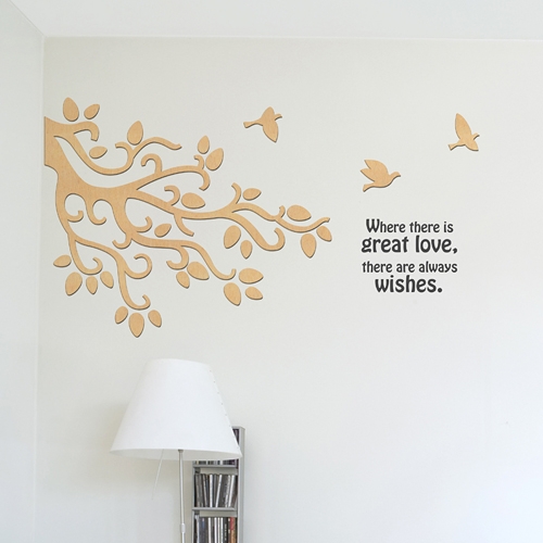 [우드스티커] 곱슬나무 (반제품) / 반제품(우드)+그레이(시트)