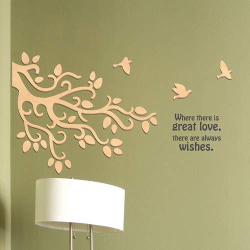 [우드스티커] 곱슬나무 (반제품) / 반제품(우드)+그레이(시트)