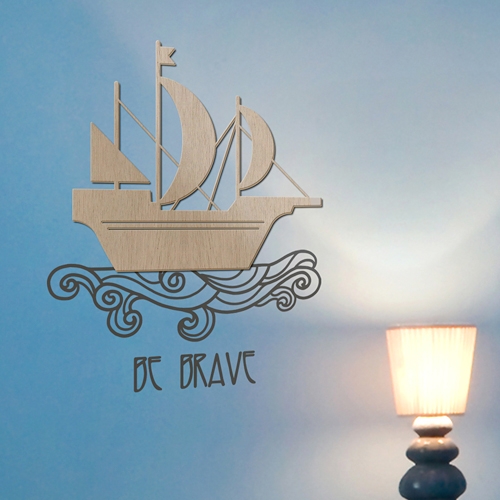 [우드스티커] 비브레이브 (컬러완제품)