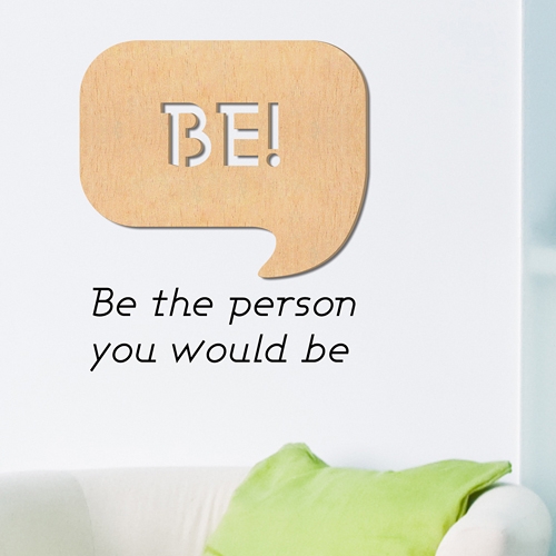 [우드스티커] 말풍선 (반제품) / 반제품(우드)+그레이(시트)