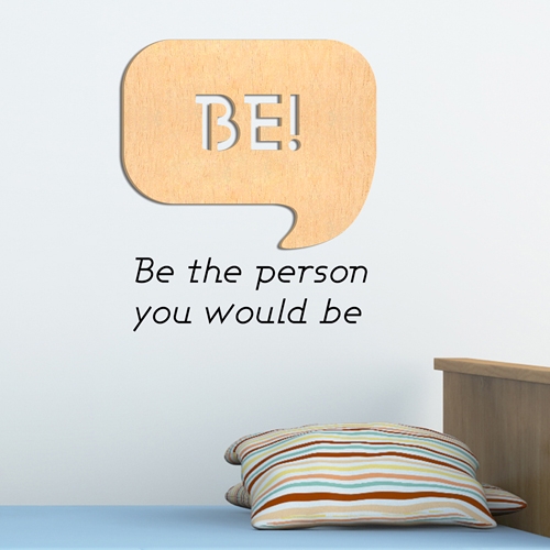 [우드스티커] 말풍선 (반제품) / 반제품(우드)+그레이(시트)