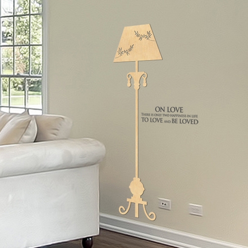 [우드스티커] 장스탠드 (반제품)/ 반제품(우드)+그레이(글자)