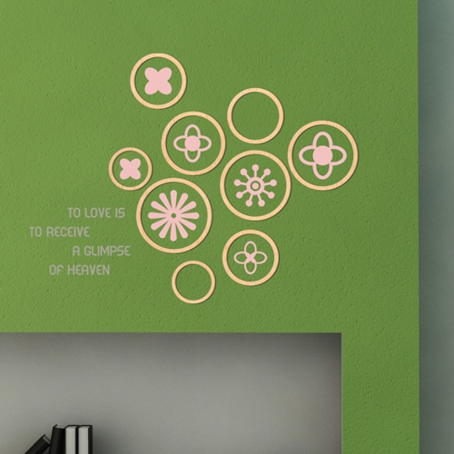 [우드스티커] 플라워라운드 (반제품)/[우드스티커] 플라워라운드 (반제품)