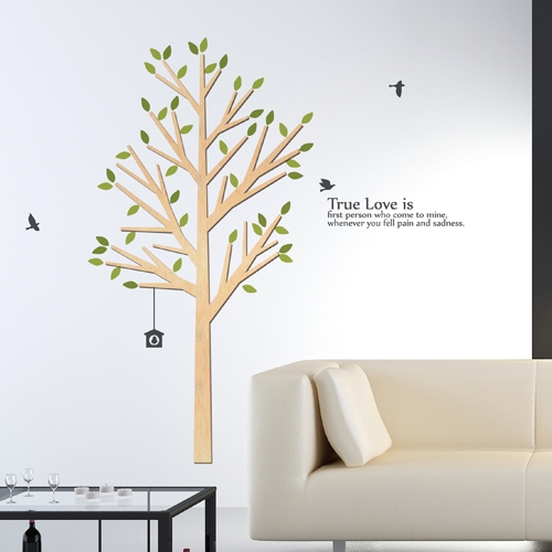 [우드스티커] 심플한가지나무 (반제품)/ 반제품(우드)+라.올+올리브+그레이