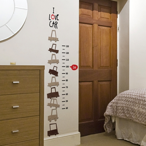 [우드스티커] 자동차키재기 (컬러완제품)