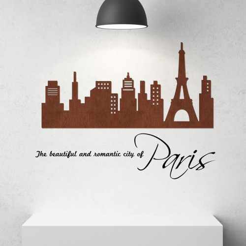 우드스티커- 파리풍경 (컬러완제) 시티 W486 포인트