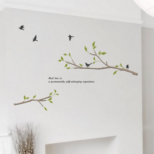 우드스티커- 나무가지 (컬러완제) W490 월데코 입체