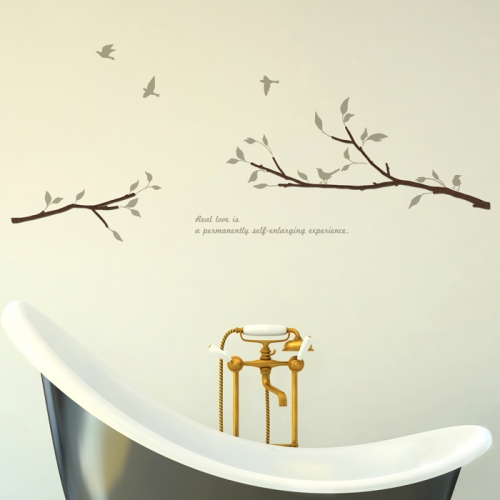 우드스티커- 나무가지 (컬러완제) W490 월데코 입체