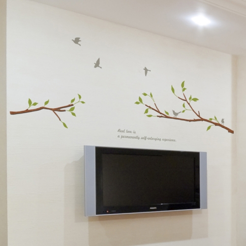 우드스티커- 나무가지 (컬러완제) W490 월데코 입체