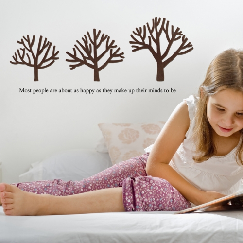 우드스티커- 가지나무 (컬러완제) W496 포인트 월데코