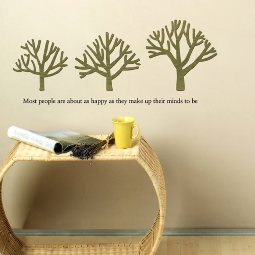 우드스티커- 가지나무 (컬러완제) W496 포인트 월데코