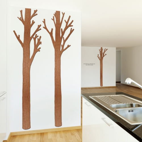 우드스티커- 가시나무 (컬러완제) W506 포인트 입체