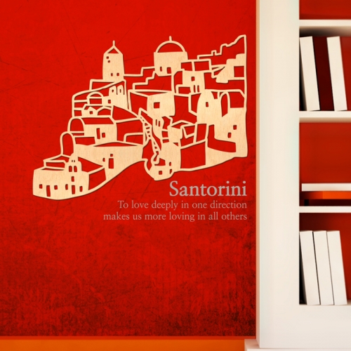 우드스티커- 산토리니 (반제품) 유럽 W517 입체포인트/ 반제품(우드)+라.그레이(시트)