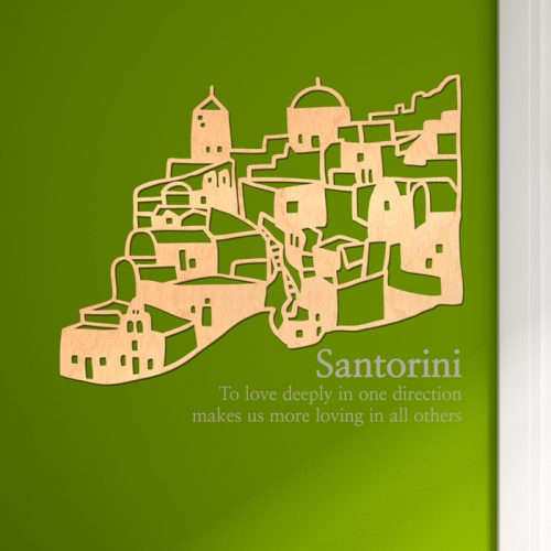 우드스티커- 산토리니 (반제품) 유럽 W517 입체포인트/ 반제품(우드)+라.그레이(시트)