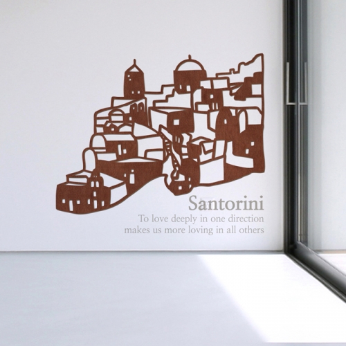 우드스티커- 산토리니 (컬러완제) 유럽 W518 포인트