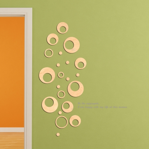 우드스티커- 버블버블 (반제품) W531 포인트 월데코/ 반제품(우드)+라.그레이(시트)