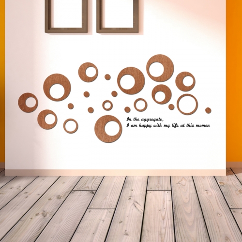 우드스티커- 버블버블 (컬러완제) W532 월데코 입체