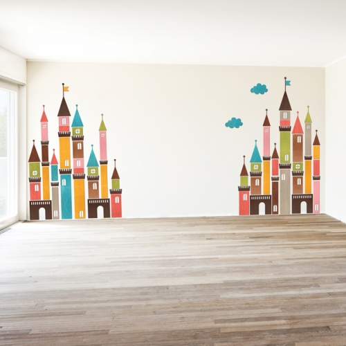 우드스티커- 우리들의성 W540 아이방 어린이집