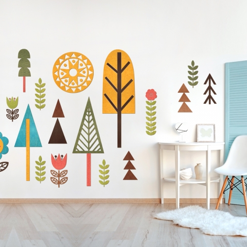 우드스티커- 자연풍경 W542 아이방 어린이집