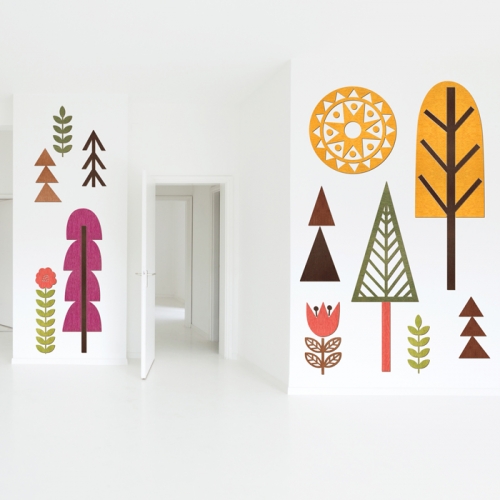 우드스티커- 자연풍경 W542 아이방 어린이집