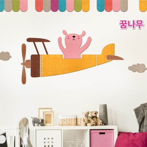 우드스티커- 하늘여행 W544 아이방 어린이집