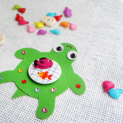 [탑키드]바다친구들 브로치(5set)거북이/꽃게/물고기/문어