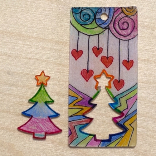 매직폴리미니 크리스마스태그 10장팩