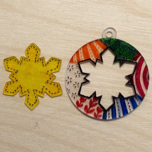 매직폴리미니 눈송이 10장팩