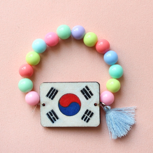 태극기 팔찌 10set